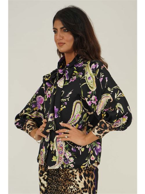 Camicia in viscosa fantasia LAFTY.LIE | 01R219FANTASIA NERO